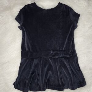 2/$15 Girls- Velvet Top with Bow Accent Size 7
